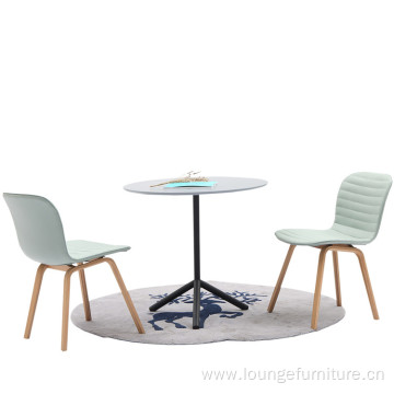 Modern Design Wooden Legs seat Thicken Lounge Chair